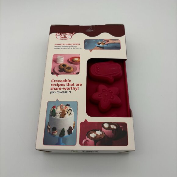 So Yummy by bella Silicone Candy Chocolate Christmas Mold Gingerbread Penguin - Picture 2 of 3